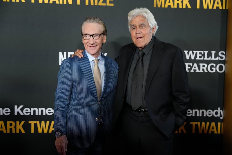 Bill Maher and Jay Leno at the Kennedy Center