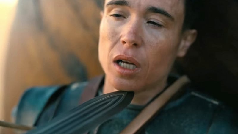 Elliot Page as Sinon in The Odyssey.