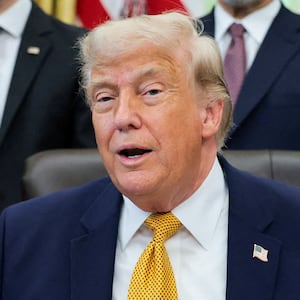 President Donald Trump speaks on the day he signs an executive order regarding Quantum Computing, in the Oval Office at the White House in Washington, D.C., on June 22, 2026.