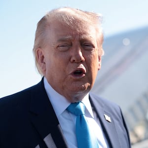 President Donald Trump speaks to the media as he departs Joint Base Andrews for the United States Coast Guard Academy in Connecticut, in Maryland, U.S., May 20, 2026.