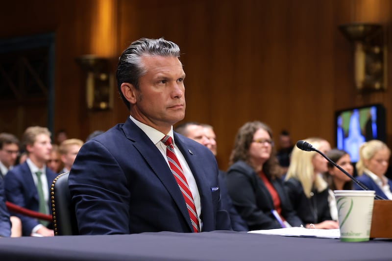 Defense Secretary Pete Hegseth would not directly answer multiple questions from Sen. Ossoff about his past comments on the war with Iran when appearing before the Senate Appropriations Committee on July 21, 2026.
