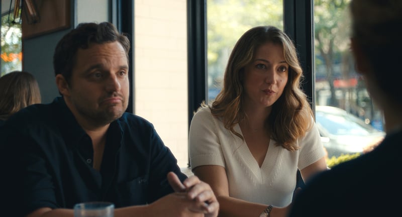 Jake Johnson and Jessy Hodges.